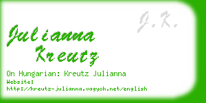 julianna kreutz business card